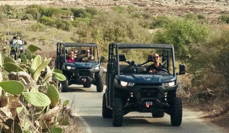 Gozo 4x4 UTV Tour + Comino caves boat trip (GP)